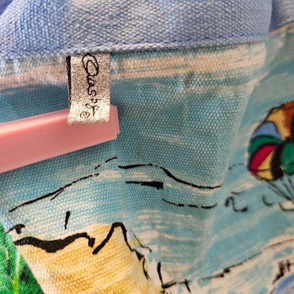 OUNSBY Beach Elements‎ Beach Artsy Backpack Unique Canvas Bag Ocean Blue Sand - Picture 11 of 16